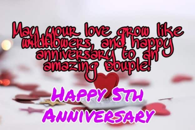 Happy 5th Anniversary Images Quotes Pictures Wishes Cards